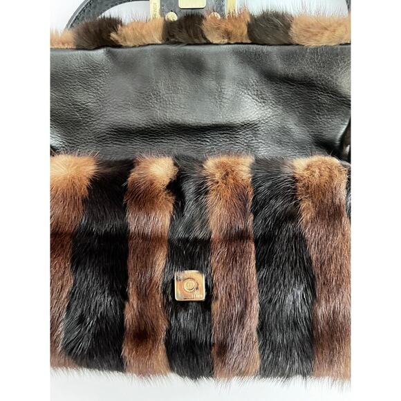 Fendi Mink stripes baguette - Picture 6 of 12